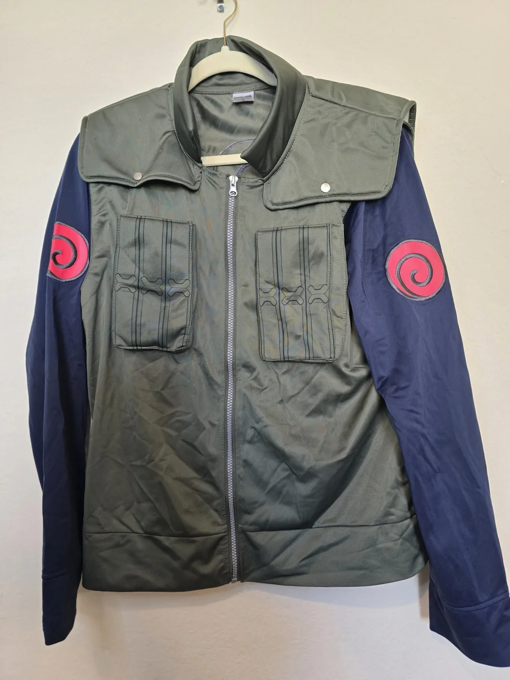 Spirit Naruto Shippuden Cosplay Costume Jacket Sz M